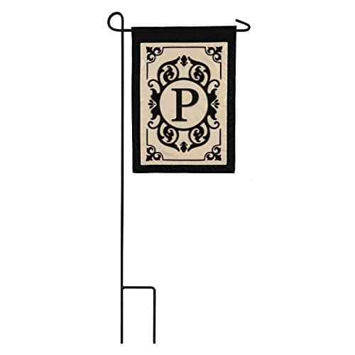 Drapeau de jardin monogramme d Evergreen Enterprises
