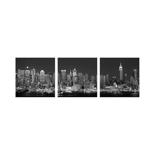 iCanvas "Toronto Black And White Framed Skylines" by WallDecorAddict ...