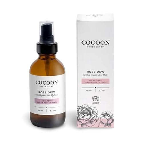 Cocoon Apothecary Rose Dew Facial Toner for Dry, Normal or Sensitive Skin Types 100ml