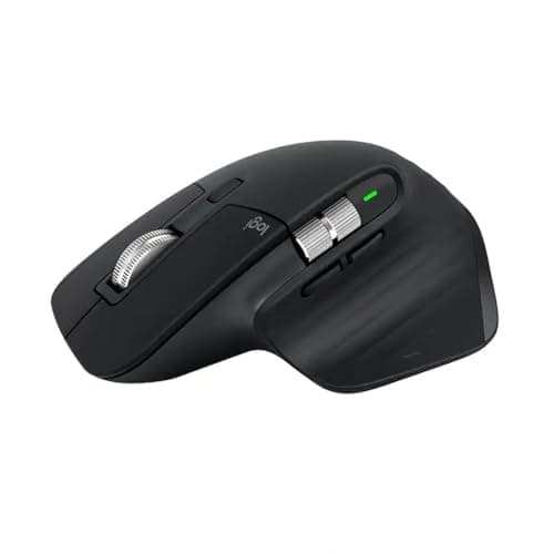 Logitech MX Master 3S Wireless Mouse Standard Edition with Logi Bolt USB Receiver, Ultra-fast Scrolling, Ergo, 8K DPI, Track on Glass, Quiet Clicks, USB-C, Bluetooth, Windows, Linux, Chrome - Graphite