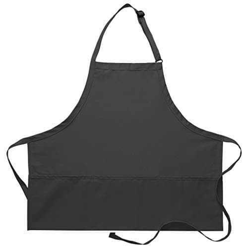Bib Apron 3-Pockets Made in USA – Los Angeles World Embroidery