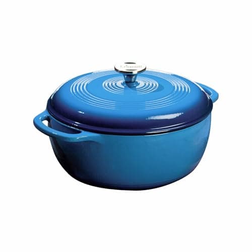 Lodge 6 Qt. Enamel Cast Iron Dutch Oven-EC6D43 - The Home Depot