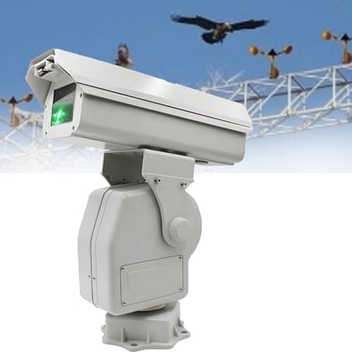 Automatic Bird Chaser Laser Deterrent, 360° Laser Bird Repellent with App Control - Waterproof Automatic Bird Deterrent 300㎡ Coverage, Automatic Cruise, for Chaser Pigeons, Starlings, Sparrows B