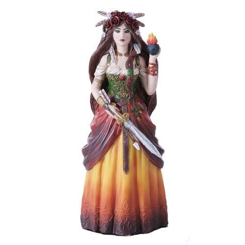 Pacific Giftware Celtic Goddess Brigid Statue in Color