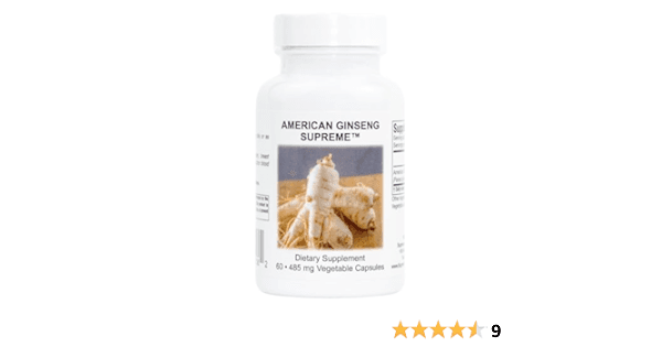Amazon.com: Supreme Nutrition American Ginseng, 60 Pure American ...