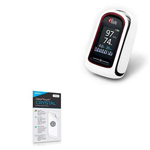 BoxWave Screen Protector Compatible with Masimo MightySat RX - ClearTouch Crystal (2-Pack), HD Film Skin - Shields from Scratches
