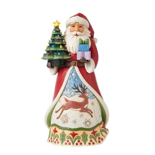 Enesco Jim Shore Heartwood Creek Santa with Lantern Figurine, 8.5-Inch ...
