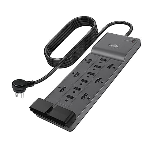 Belkin 12-Outlet Pivot-Plug Power Strip Surge Protector BP112230-08