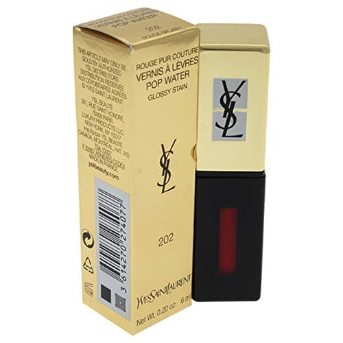 Yves Saint Laurent Rouge Pur Couture Vernis A Levres Water Stain - 608 Flot De Fuchsia, 0.2 ounces
