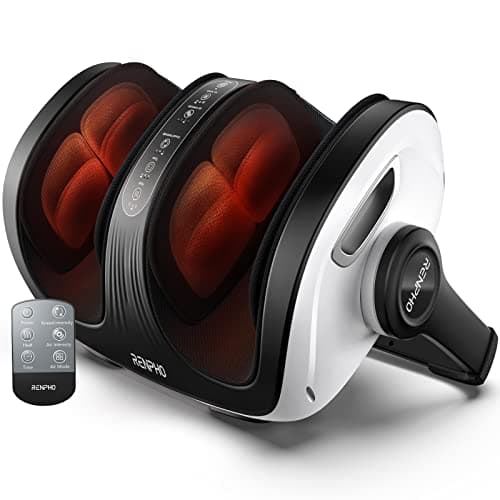 Renpho Shiatsu Foot Massager with Heat for Tired Foot Blood Circulation ...