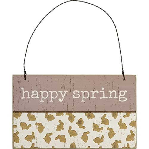 Amazon.com: Rae Dunn Easter Garland - Happy Easter Banner for Fireplace ...