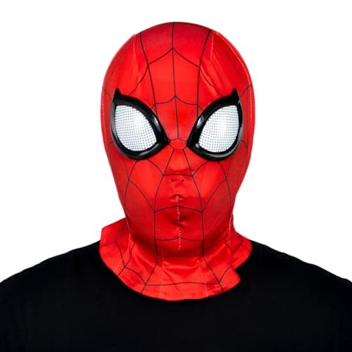 Spider-Man Deluxe Mask - 322454 | Spiderman mask, Spiderman costume ...