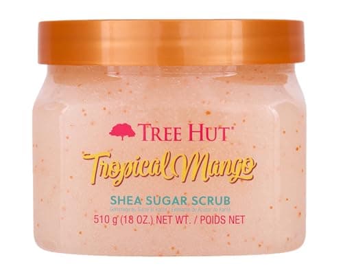 Tree Hut Shea Sugar Scrub, Tropical Mango, 18 Ounce