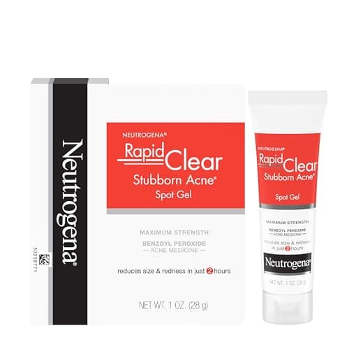Neutrogena Rapid Clear Stubborn Acne Facial Cleanser, Benzoyl Peroxide ...