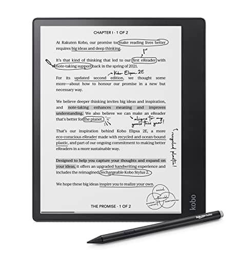 Kobo Elipsa 2E | eReader | 10.3” Glare-Free Touchscreen with ...