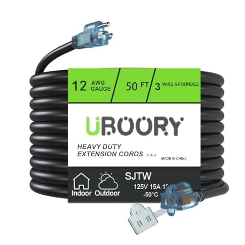 Woods 50-ft 12/3 3 Prong Orange Outdoor SJTW Heavy Duty General ...