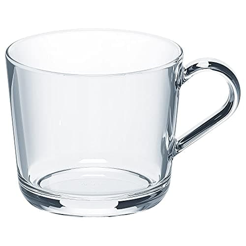 Amazon.com | IKEA 365+ Mug, Clear glass36 cl (12 oz): Coffee Cups & Mugs