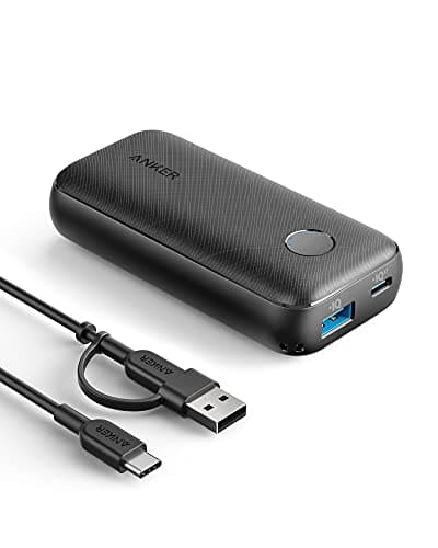 Anker PowerCore 10,000 mAh Redux, 10K Power Bank USB-C Power Delivery (18W) Portable Charger for iPhone 15/15 Plus/15 Pro/15 Pro Max, iPhone 14/13/12 Series, Samsung S10, Pixel 3/3XL, iPad Pro 2018