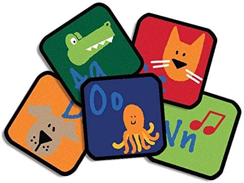 Alphabet Rug Square Classroom Carpet - Carpets, Rugs & Activity Mats ...