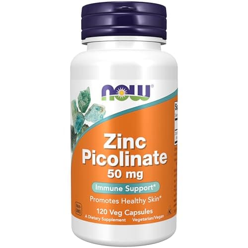 Now Foods, Zinc Picolinate, 50 mg, 120 veg capsules | Vitaminism