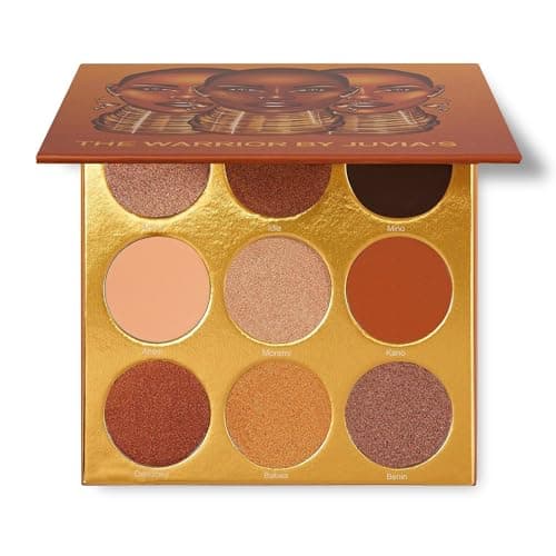 Juvia's Place Warrior Eyeshadow Palette, 9 Warm and Neutral Shades