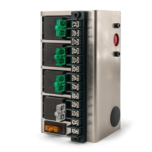 MGI SpeedWare Fused Relay Panel Box and 12vDC Wiring Kit (6 Relay ...