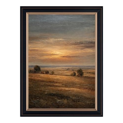 Trademark Fine Art 'Sunset on the Prairie' Canvas Art by Darren White ...
