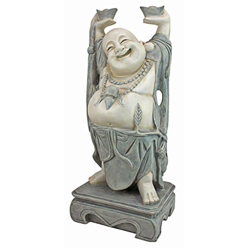 Design Toscano 39.5-in H x 17-in W Gray Buddha Garden Statue in the ...