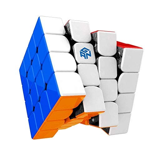 GAN 460 M 4x4 Magnetic Speed Cube, Brain Teasers 3D Puzzle Toy for Kids Adults Travel Games Holiday Stocking Stuffers Birthday Gifts (Stickerless)