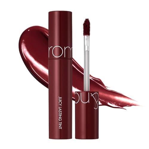R0MAND Juicy Lasting Tint, Long-Wearing Lip Tint, Glossy Finish (25 Bare Grape)