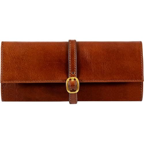 Leather Jewelry Travel Organizer Jewellery Roll Necklace - Etsy Australia