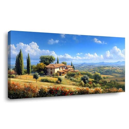 Tuscan Countryside Painting Art Print by Noctarius - Fy