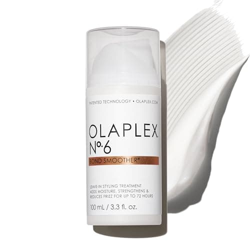 Olaplex No. 6 Bond Smoother, Leave-In Styling Hair Cream Treatment, Smooths, Conditions, & Strengthens, Frizz Control for Up to 72 Hours, For All Hair Types, 100ml