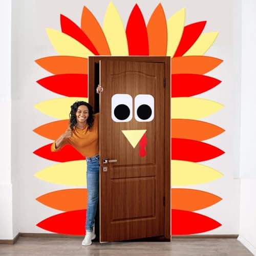 Creative Converting Thanksgiving Door Decal Set
