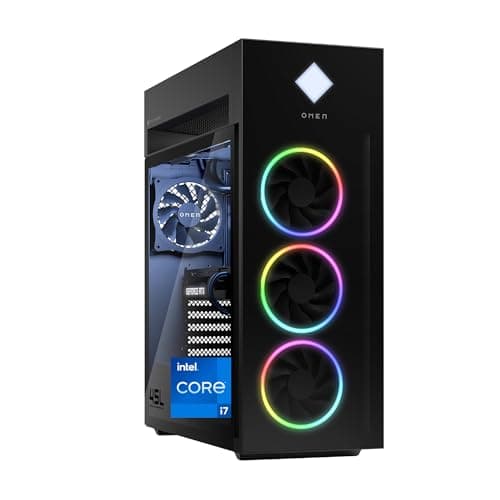 HP OMEN 45L GT22 Gaming Desktop Tower - 13th Gen Intel Core i9-13900K 24-Core up to 5.80 GHz CPU, 128GB DDR5 RAM, 8TB SSD, GeForce RTX 3090 24GB GDDR6, Windows 11 Pro, Jet Black