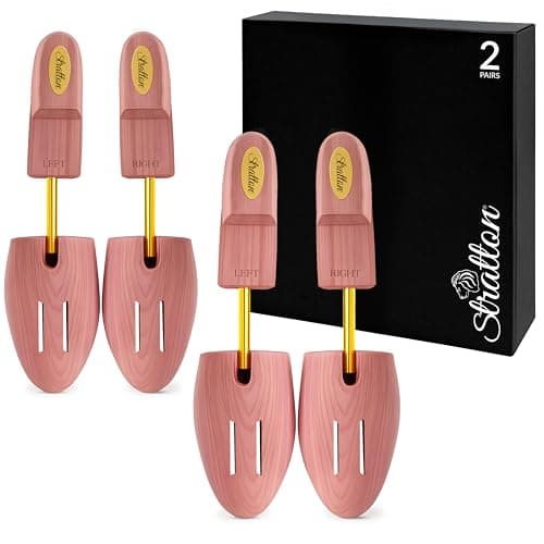 Amazon.com: STRATTON MEN’S ADJUSTABLE SPLIT TOE CEDAR SHOE TREE | 2 ...