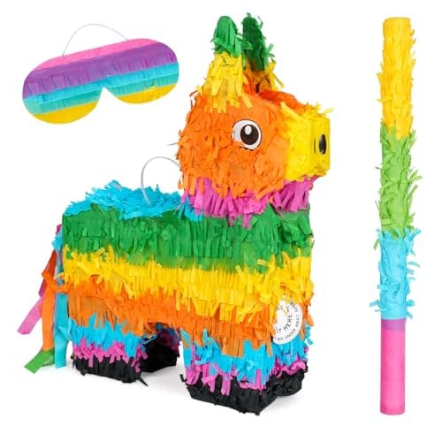 Round Create Your Own Pinata Hanging Pull String Decoration, Multi ...