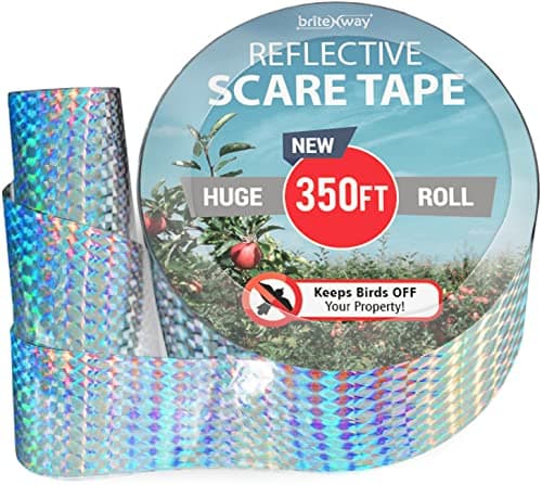 Bird Scare Tape Ribbon, Reflective Tape Ribbon for Birds Woodpecker ...
