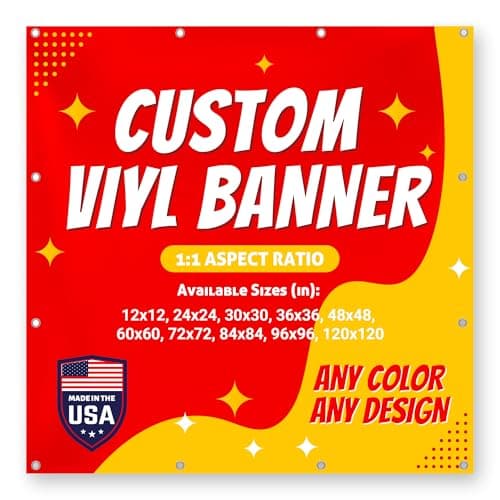 Custom Vinyl Banners, Vinyl Banner Printing | Vistaprint | Custom vinyl ...
