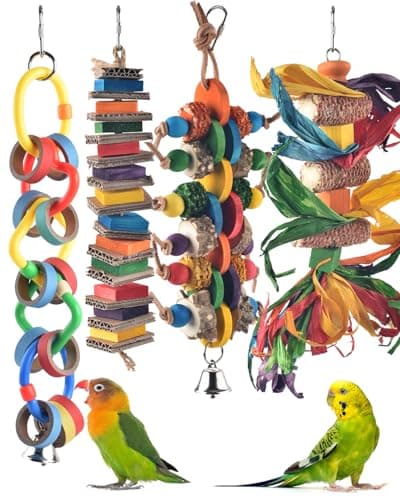 1081 Bagel Biter Shred Ball Mandarin Bird Toys by M&M - Walmart.com