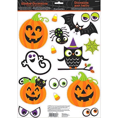 Amazon.com: Amscan Cling Decoration, One Size, Multicolor : Home & Kitchen