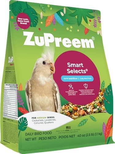 Zupreem Smart Selects Parrot & Conure Food Mixed Seed, 4lb. - Walmart.com