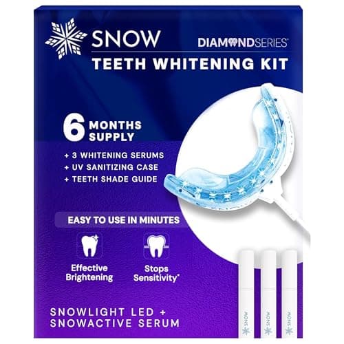 Snow Teeth Whitening Kit All-in-one At-home Teeth Whitening System for Whiter Teeth Without Sensitivity