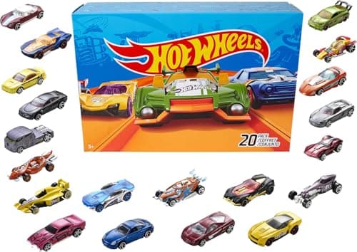 Hot Wheels 20-Car Gift Pack (116 Scale Toy Vehicles) - Great Gift for