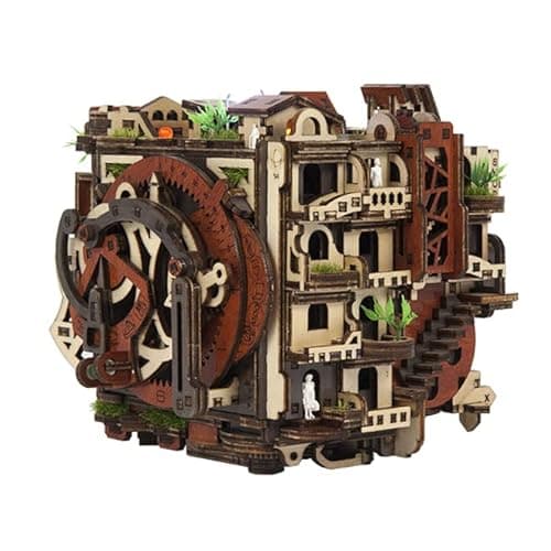NKD Puzzle - Wooden 3D Puzzle for Adults - Brain Teaser - Puzzle Box - Architecto - Difficult Level - 901 Pieces