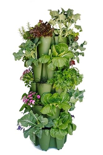 Planteur de jardin vertical original GreenStalk à 5 niveaux