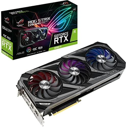 Asus ROG Strix GeForce RTX 3060 Ti V2 OC Edition LHR 8GB GDDR6 ...