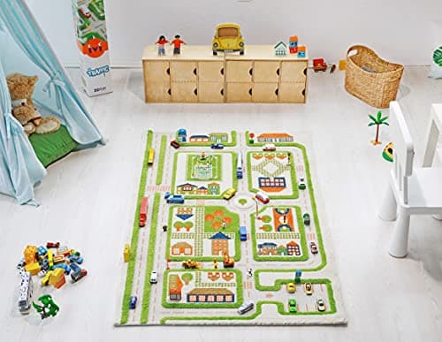 Amazon.com: IVI 3D Play Rugs, Traffic Green, 39 x 59 inches : Home ...