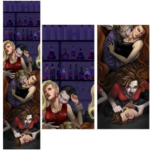 Amscan 48 in. Halloween Stone Wall Scene Setter Plastic Room Roll ...