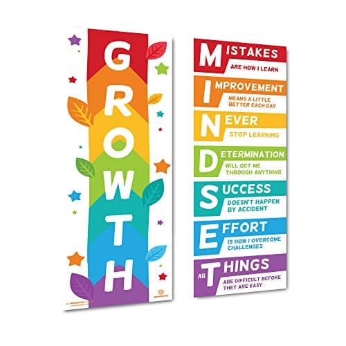 Buy Sproutbrite Classroom Decoration Banner Poster Pack - Growth ...